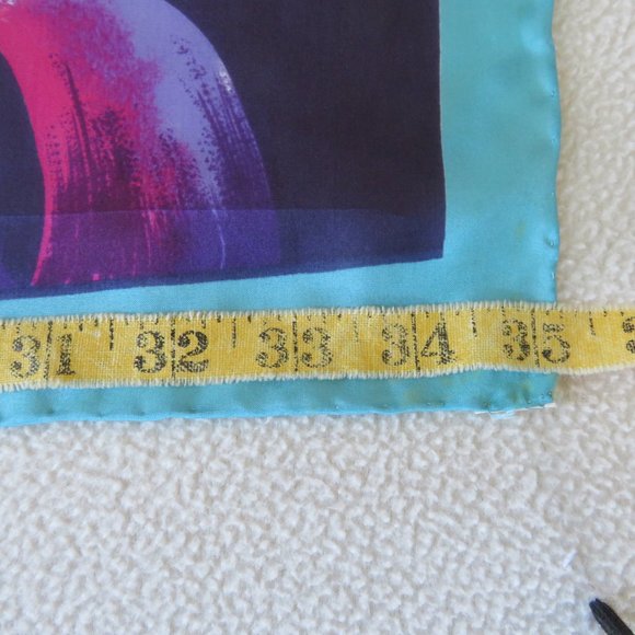 Alexander Julian Silk Scarf - Picture 3 of 4